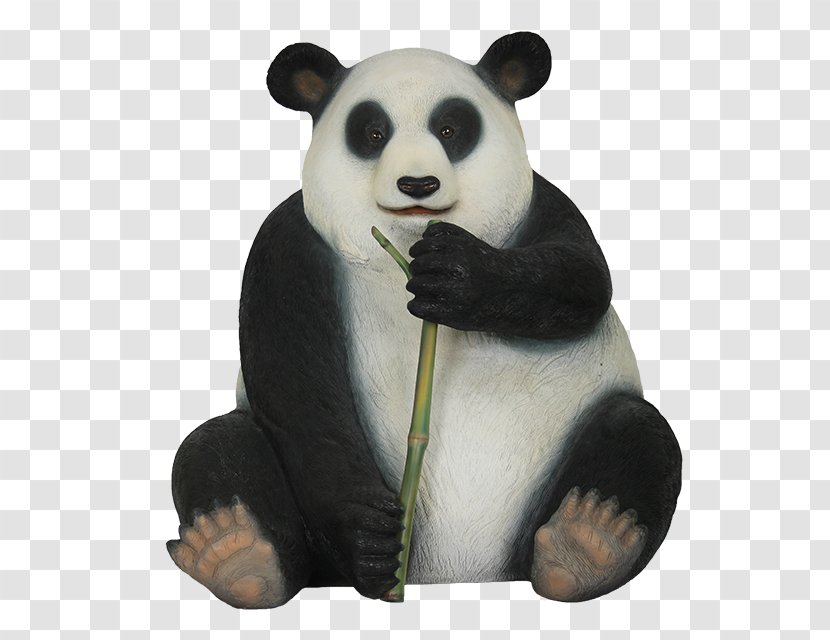 Giant Panda Figurine - Stuffed Toy - Carnivoran Transparent PNG