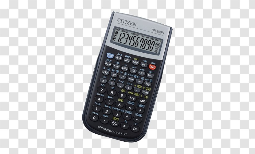 Scientific Calculator Citizen Watch Calculation Programmable - Information Transparent PNG