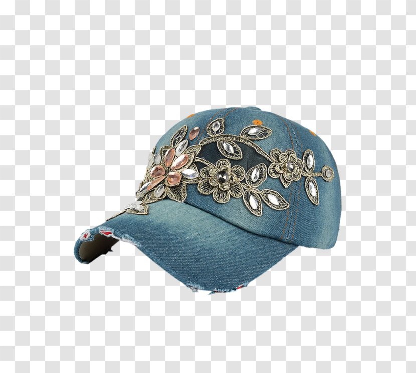 Baseball Cap Hat Denim Woman - Belt Transparent PNG