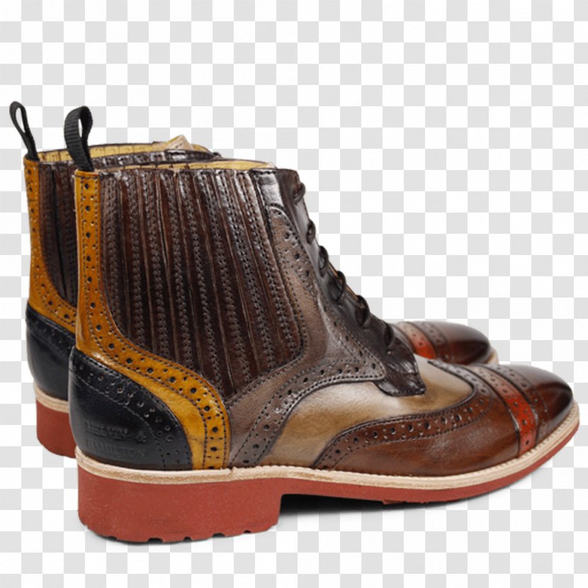 Leather Shoe Boot Walking - Dark Brown Wood Transparent PNG