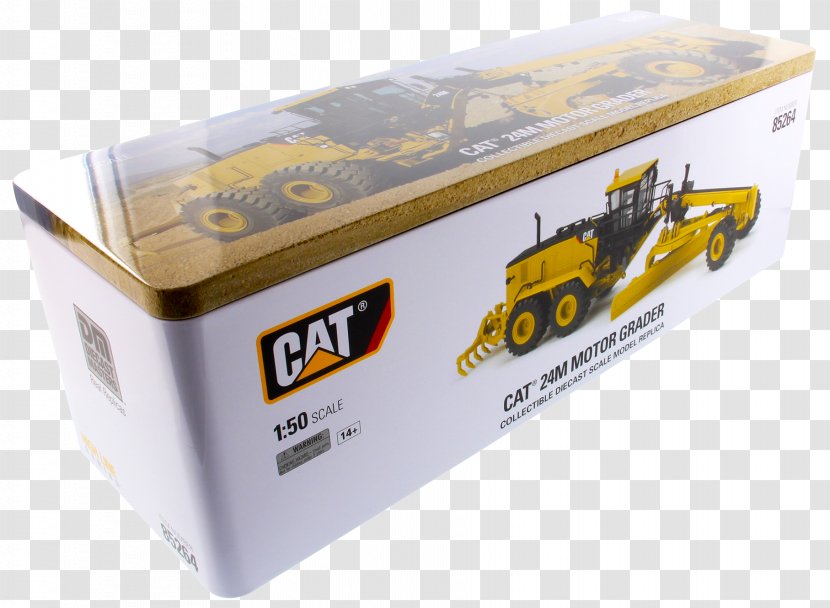 Caterpillar Inc. Box Grader Wheel Tractor-scraper Die-cast Toy - Diecast Transparent PNG