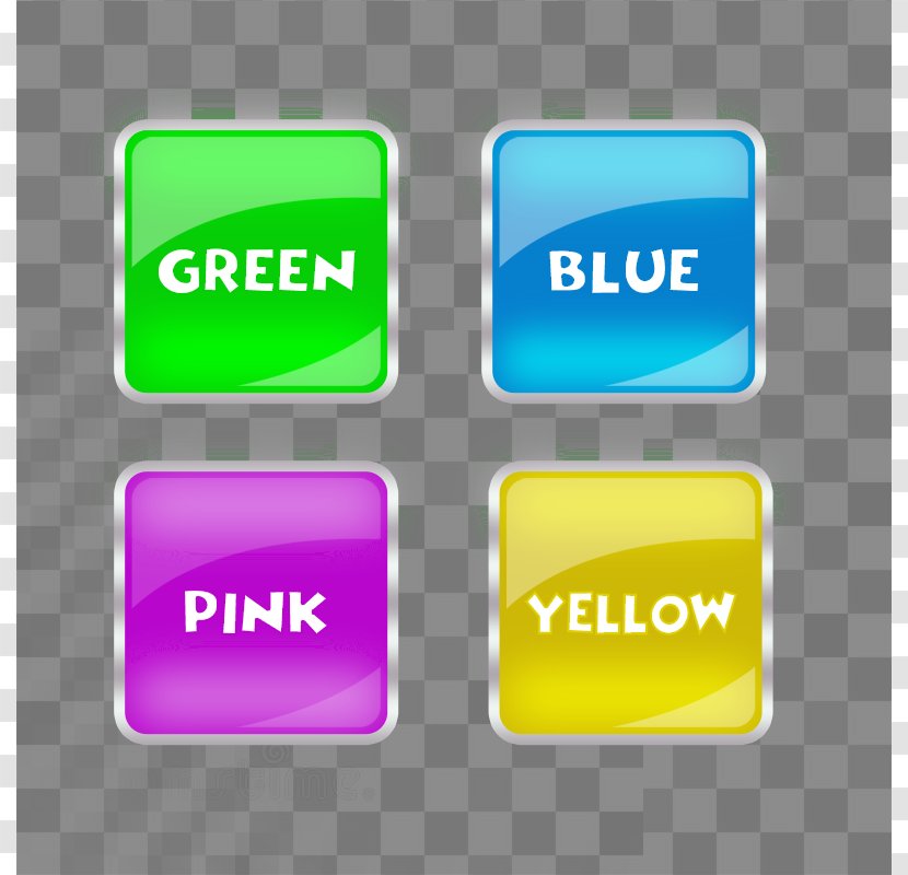 Graphic Design - Sign - Beautiful Glossy Buttons PSD Transparent PNG