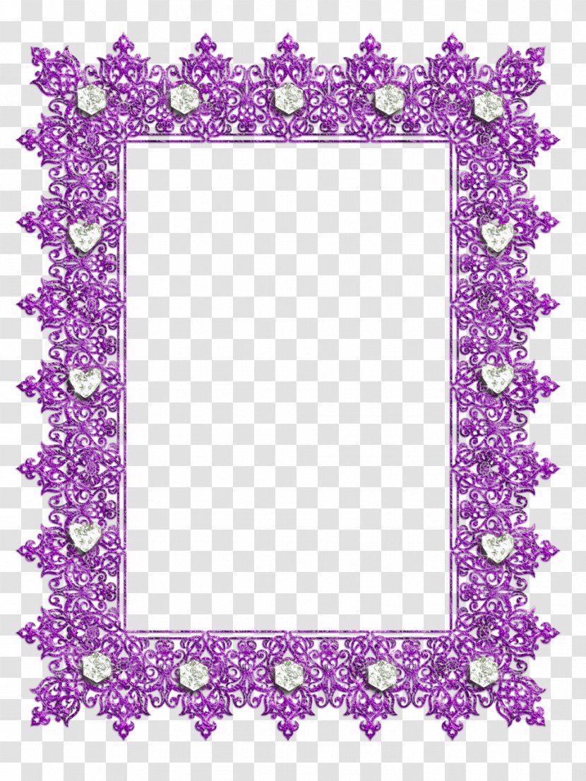 Borders And Frames Picture Image Clip Art - Purple - Boarder Transparent PNG