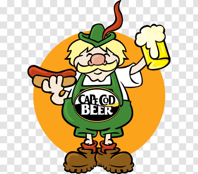 Beer Cartoon - Yellow - Pleased Transparent PNG