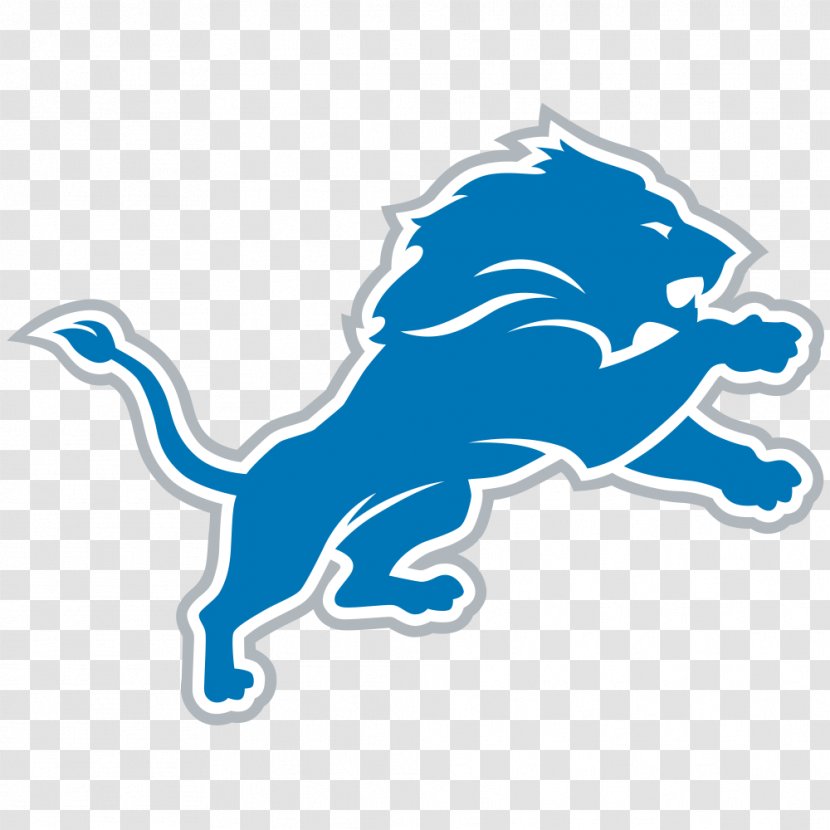 Detroit Lions American Football Logo 2017 NFL Season - Latest Sports Logos News Transparent PNG