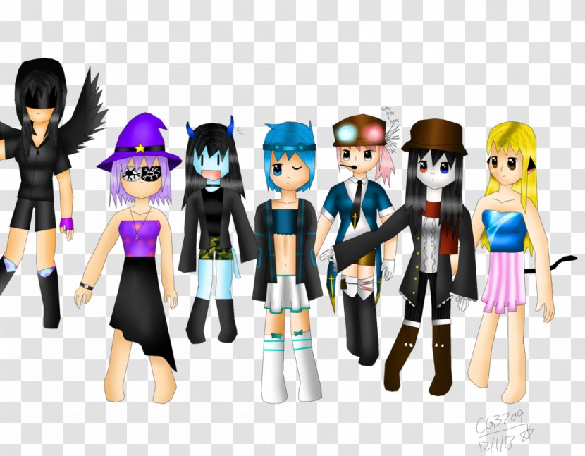 Figurine Cartoon Character - Roblox Animated Characters Transparent PNG