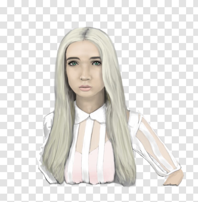Poppy Wig Long Hair Blond - Frame - The Duchess Who Wasnt Day Transparent PNG