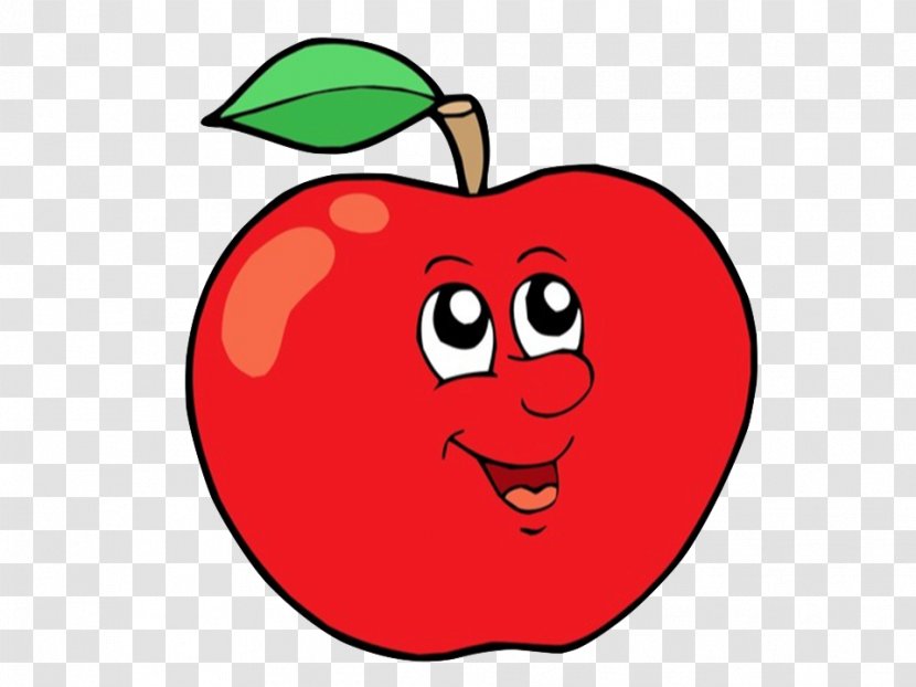 Apple Fruit Animation Drawing - Cartoon Lectures Transparent PNG