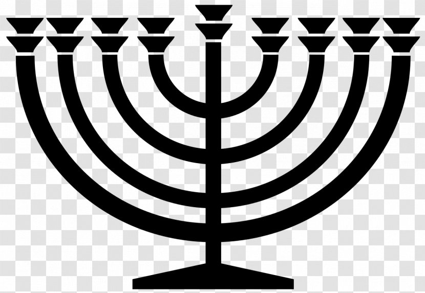Menorah Judaism Jewish Symbolism Holiday - Symmetry Transparent PNG