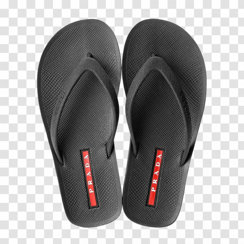 Flip-flops Slipper Leather Sandal - Toe - Black Men's Sandals Transparent PNG