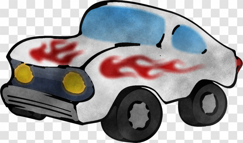 Transport Vehicle Car Cartoon Model Car Transparent PNG