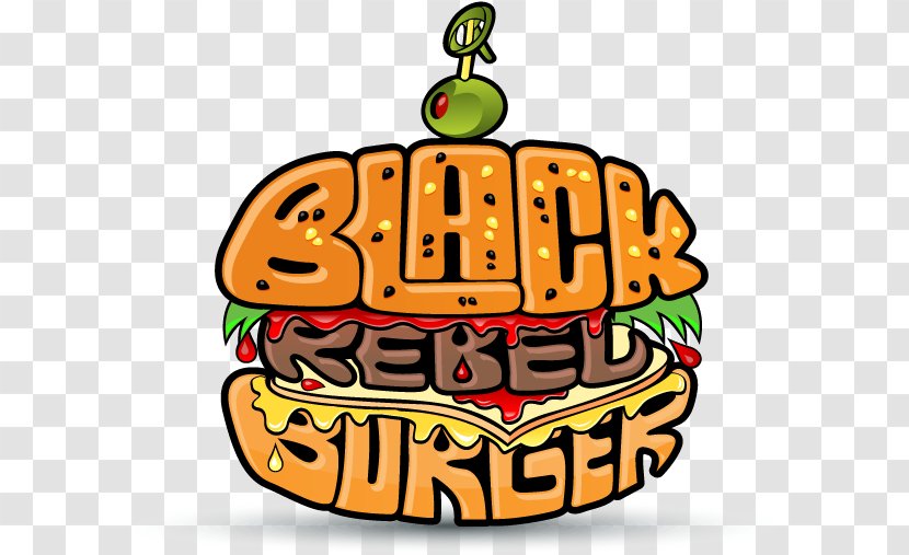 Fast Food Cuisine Of The United States Chef Restaurant Clip Art - Burger Black Transparent PNG