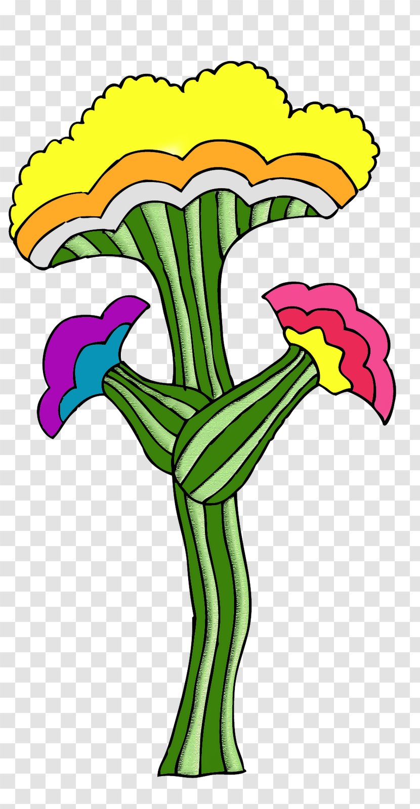 Flowering Plant Cartoon Clip Art - Tree - Flower Transparent PNG