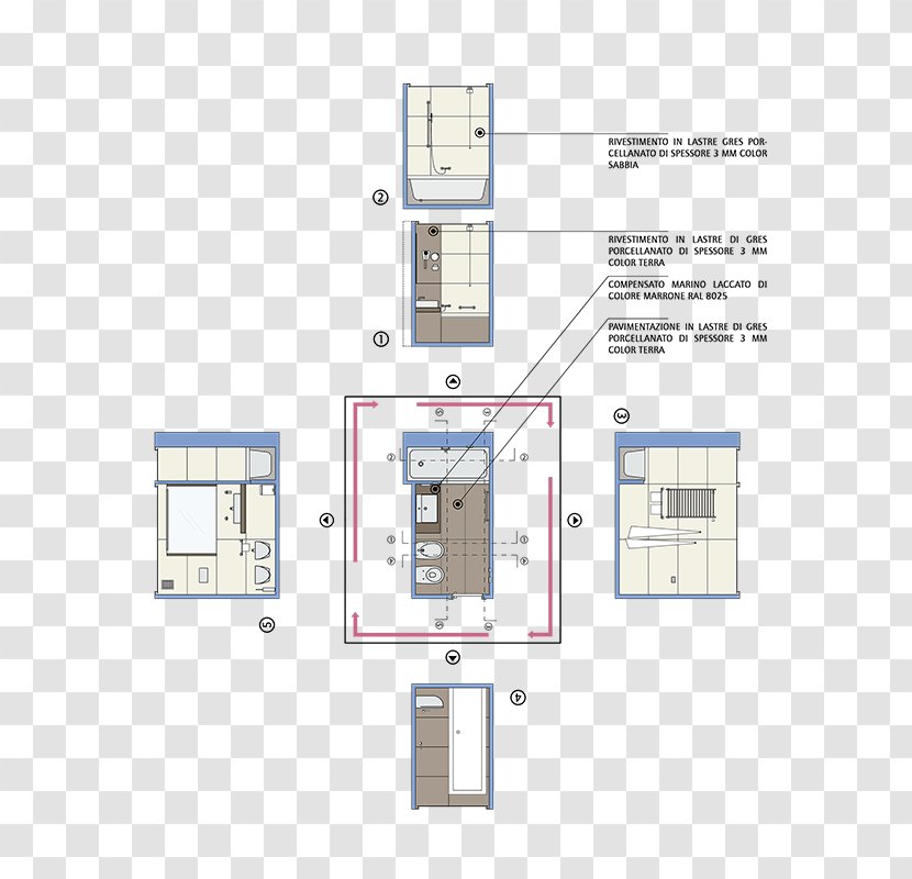 Window House Floor Plan - Area Transparent PNG