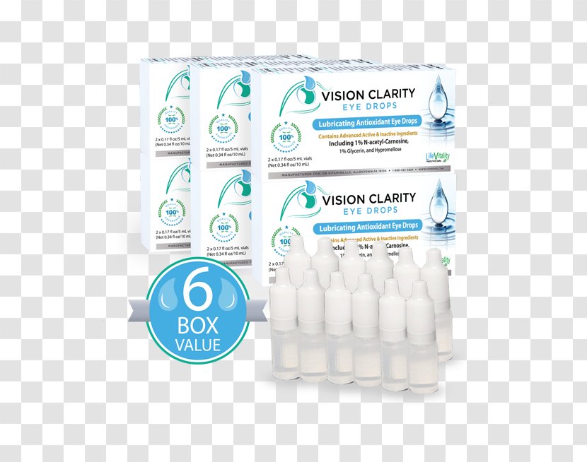 Vision Clarity Carnosine Eye Drops & Lubricants Acetylcarnosine Transparent PNG
