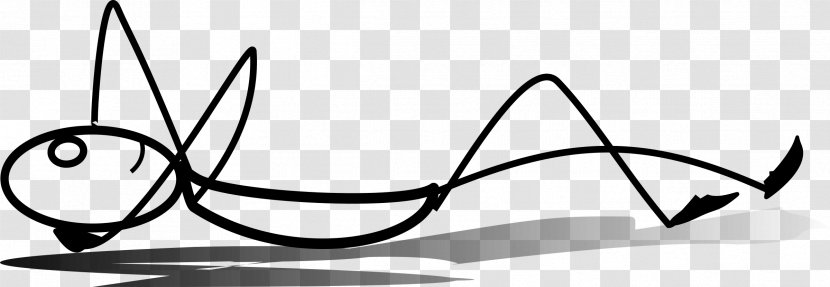 Stick Figure Sleep Clip Art - Line - Sleeping Transparent PNG