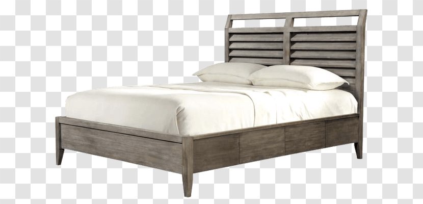Platform Bed Headboard Sleigh Bedside Tables - Studio Couch Transparent PNG