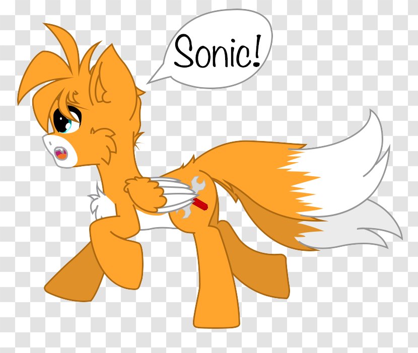 Cat Pony Horse Canidae Dog - Orange - Nine Tailed Fox Transparent PNG