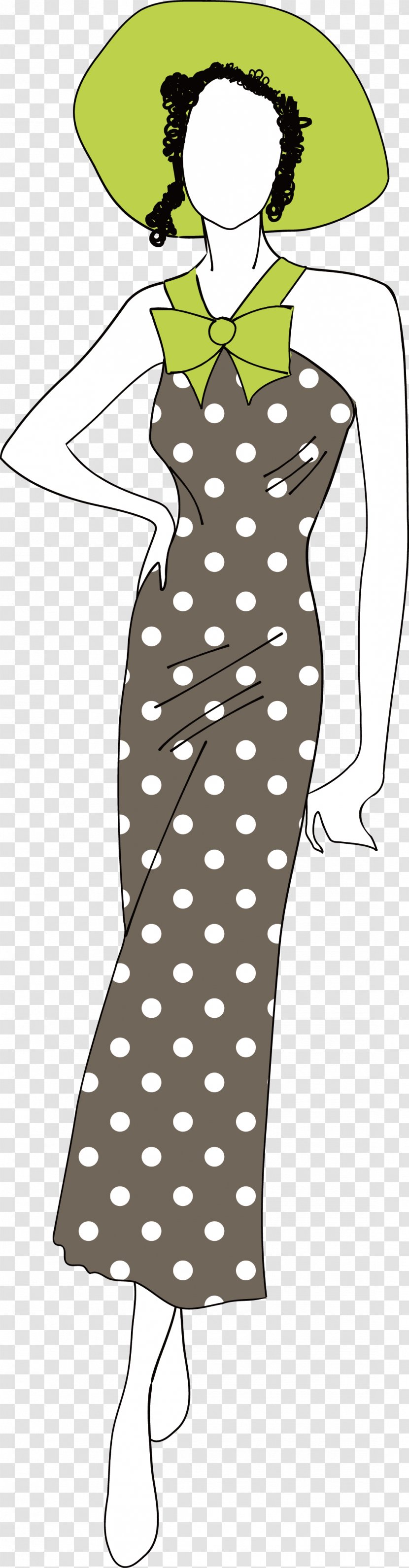 Dress Cartoon Clip Art - Clothing - Fashion Women Transparent PNG