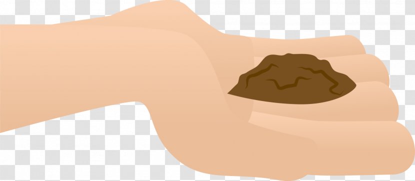 Thumb Shoulder Brown - Cartoon Holding Sand Transparent PNG