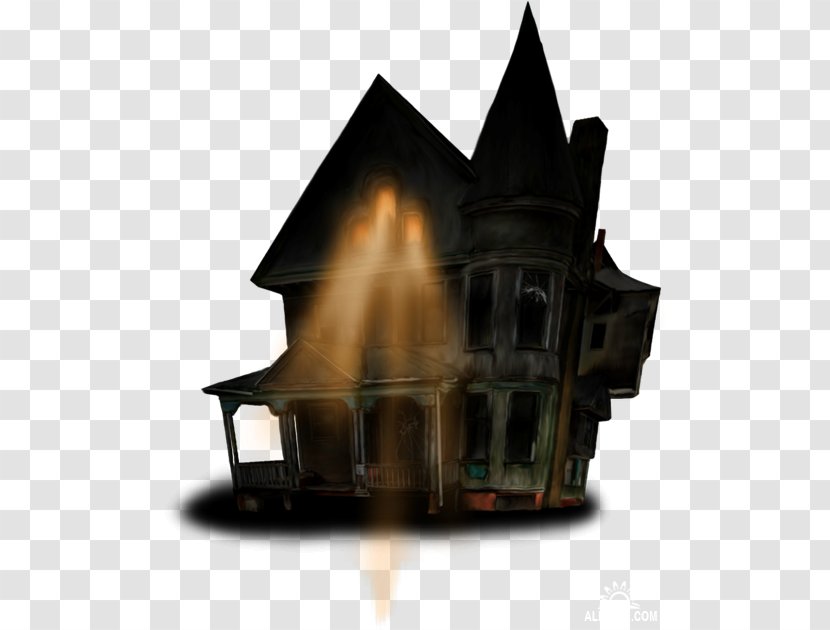 Haunted House Clip Art - Halloween Transparent PNG