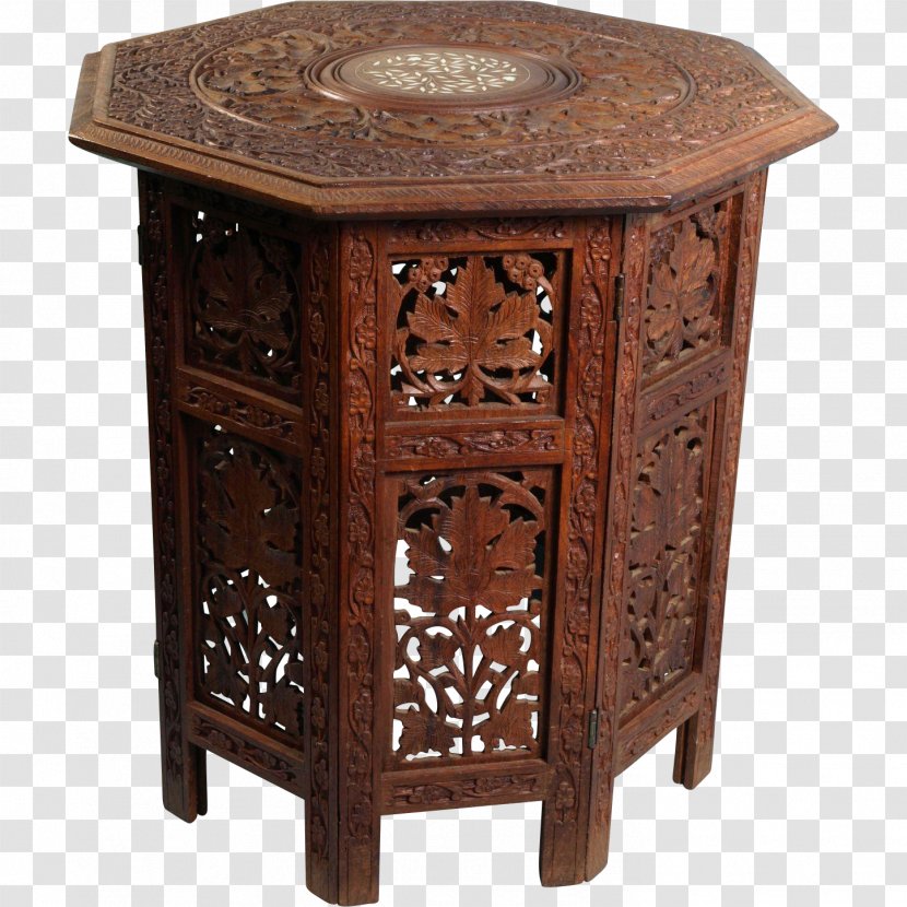 Bedside Tables Wood Carving Furniture - Table Transparent PNG