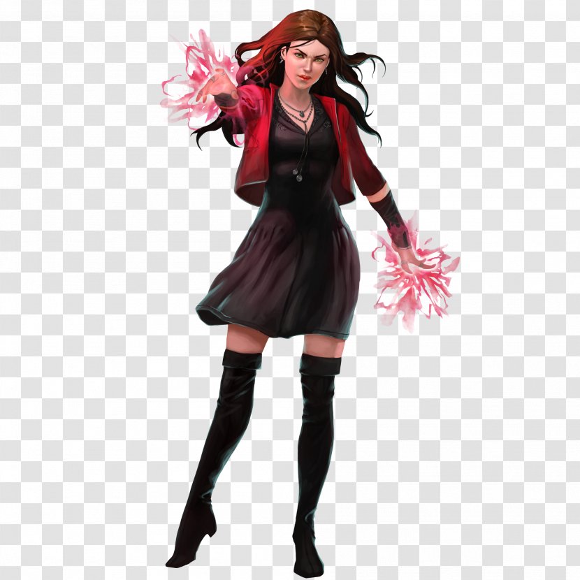 Wanda Maximoff Quicksilver Captain America Wundagore Chthon - Scarlet Witch Clipart Transparent PNG