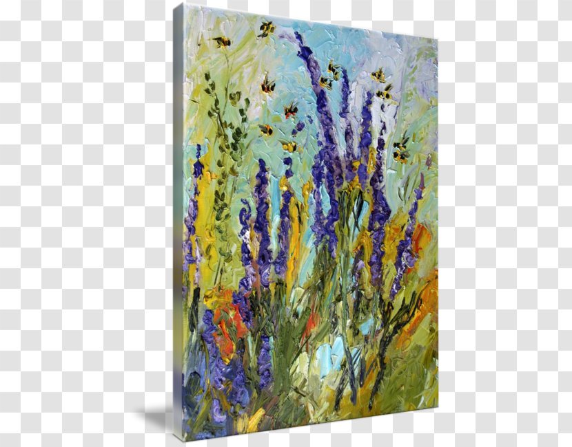 Oil Painting Acrylic Paint - Flower - Watercolor Lavender Transparent PNG