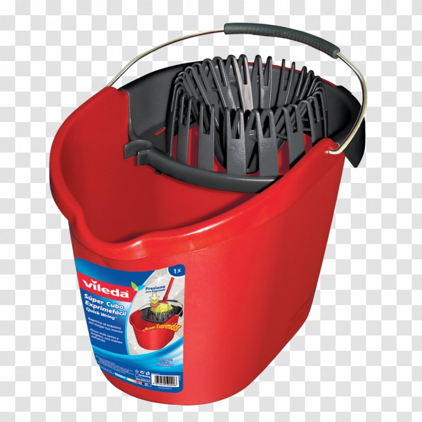 Vileda Mop Cleaning Bucket Plastic - Laundry Room Transparent PNG