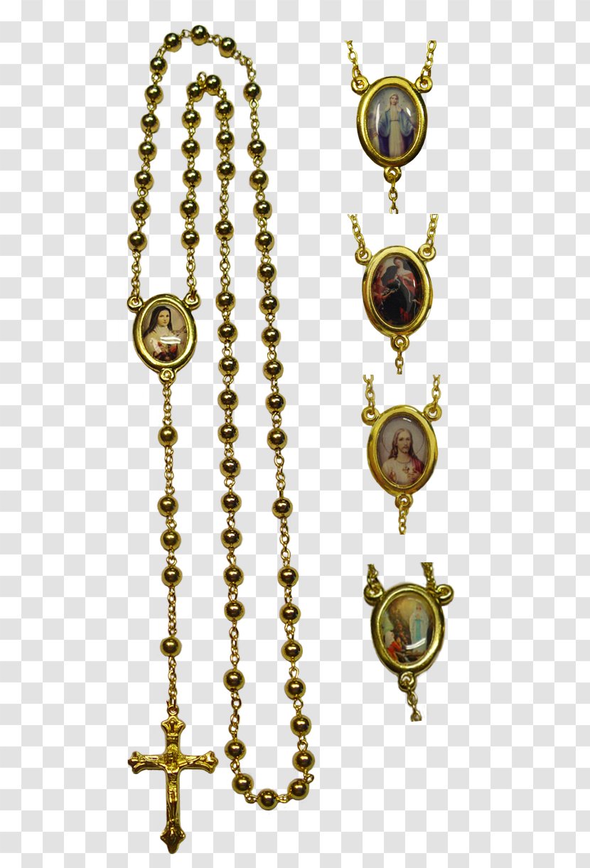 Necklace Jewellery 01504 Locket Rosary - Chain Transparent PNG