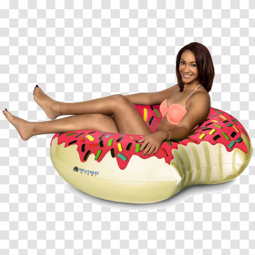Donuts Inflatable Swimming Float Swim Ring Frosting & Icing - Beach - Pool Floats Transparent PNG