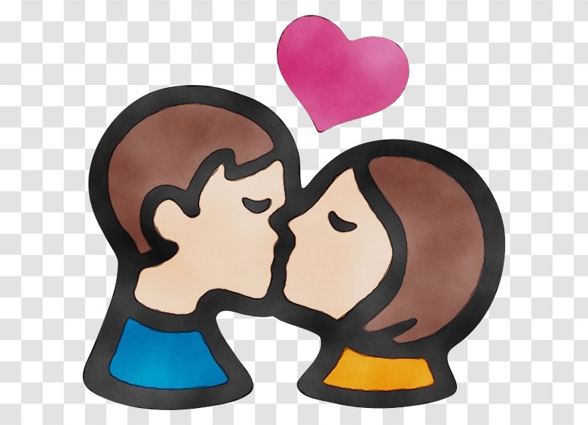 Cartoon Clip Art Nose Love Cheek - Paint - Sticker Gesture Transparent PNG