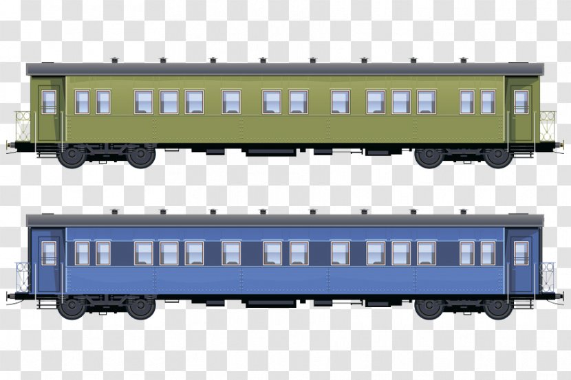Train Passenger Car Rail Transport Steam Locomotive - Track Transparent PNG