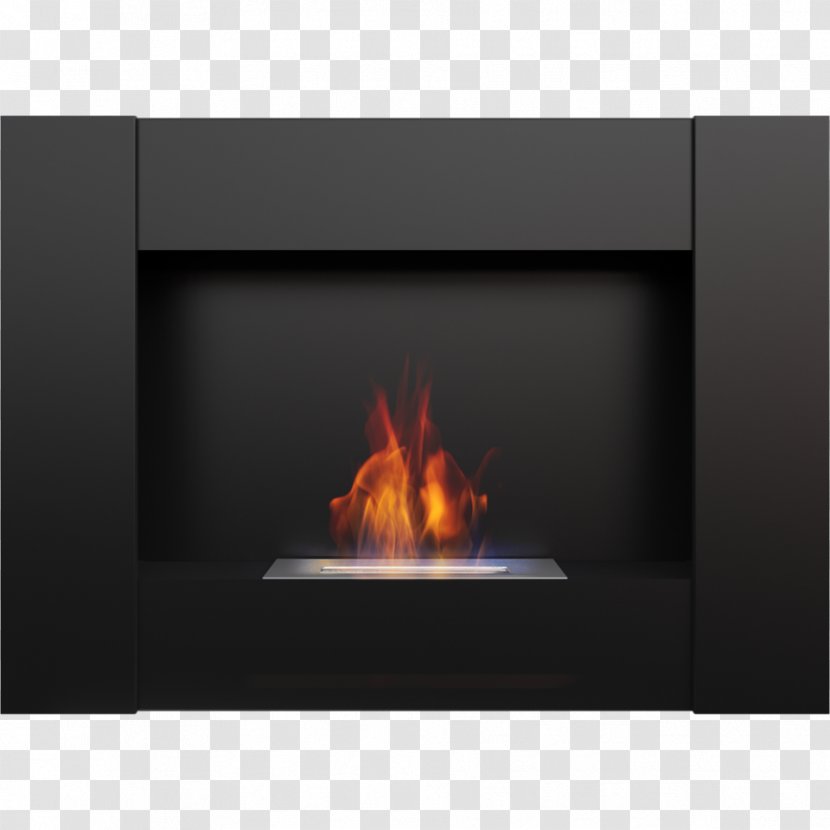 Biokominek Fireplace Flame Black Heat - Heart Transparent PNG