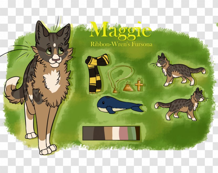 Whiskers Kitten Wildcat Dog - Fauna - Old Ribbon Transparent PNG