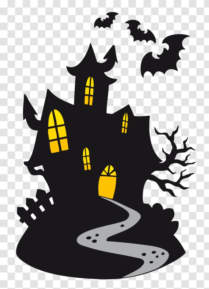Haunted House Halloween Clip Art Transparent PNG