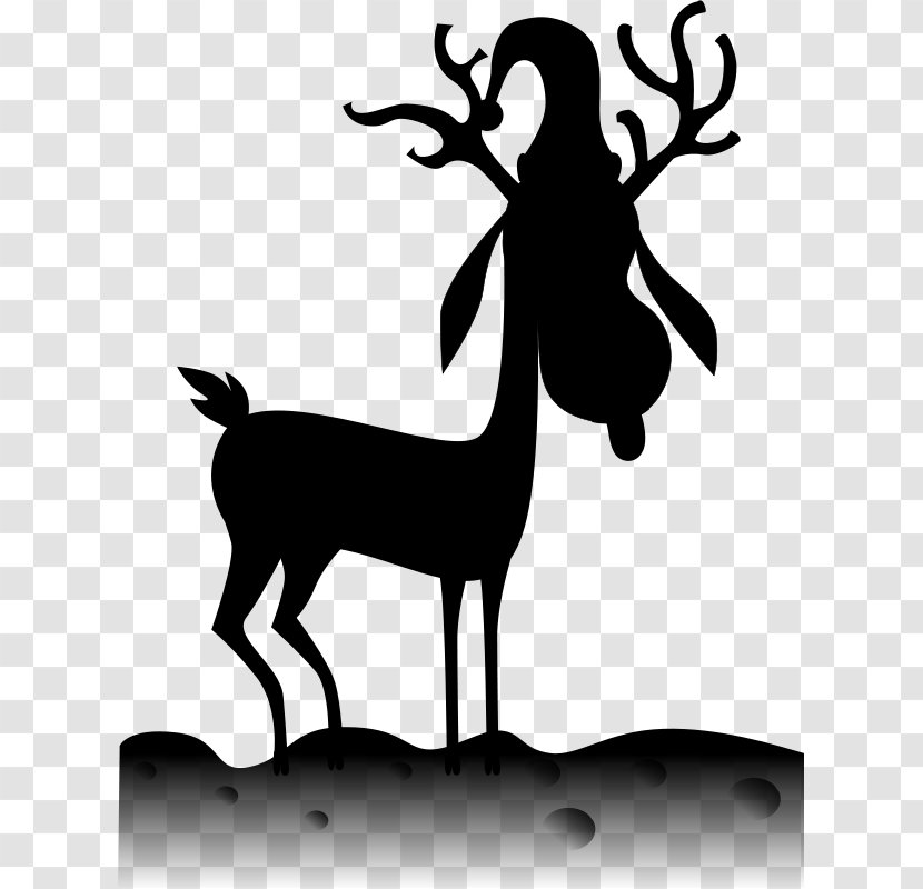 Supper Reindeer Clip Art Christmas Day Dog - Mammal - Tail Transparent PNG