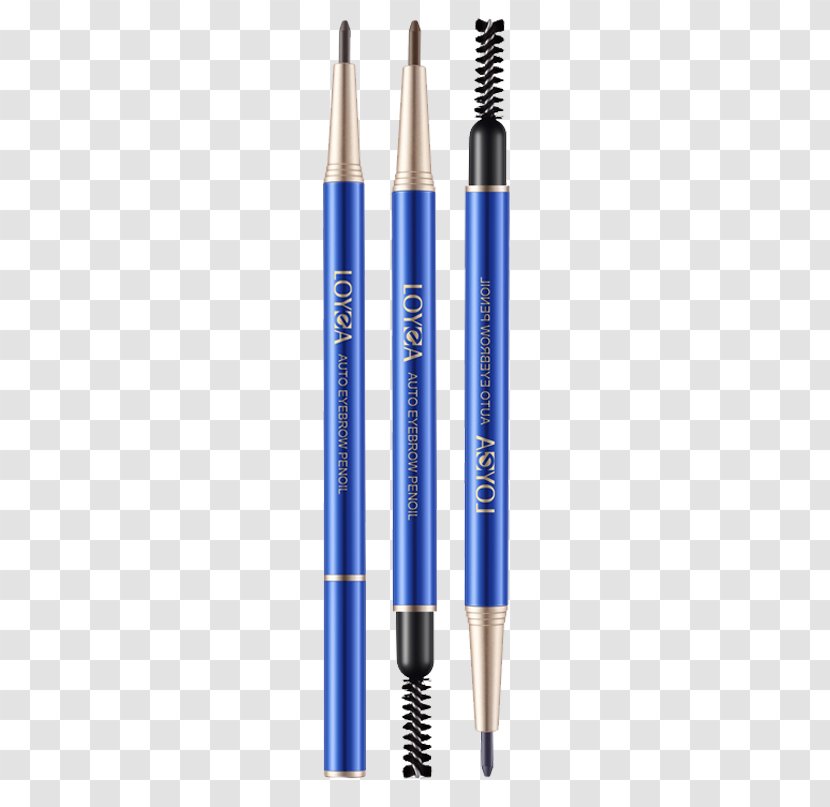 Pen Eyebrow Make-up Cosmetics - Information - Exquisite Metal Pencil Close-up Transparent PNG