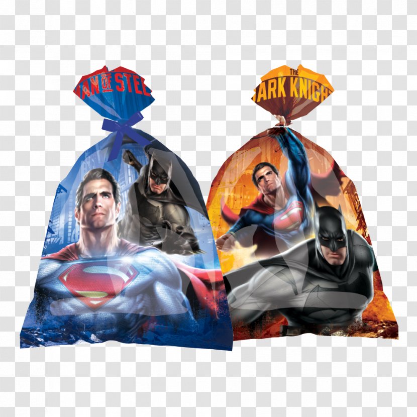 Batman Superman Diana Prince Plastic Bag Festcolor Artigos Festas - V Transparent PNG