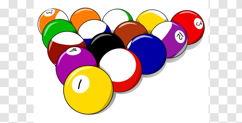 Pool Billiards Billiard Balls Rack Clip Art - Game - Equipment Cliparts Transparent PNG