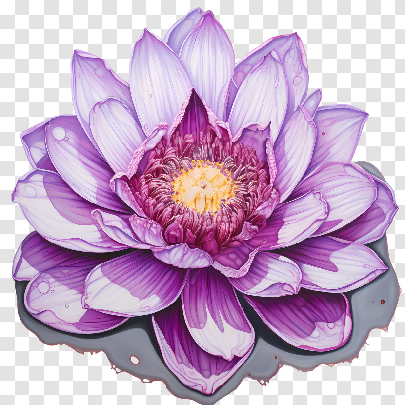 Lotus Flower - Purple Lotus Flower Transparent PNG