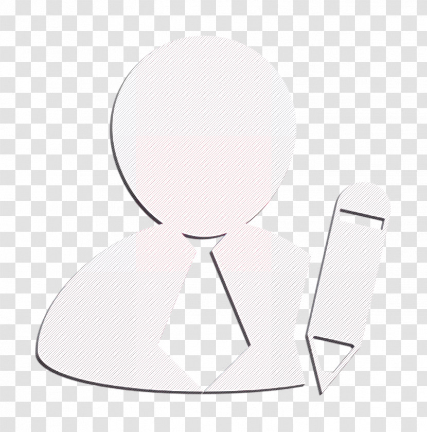 Write Icon Humans Resources Icon Man Close Up With A Pencil Icon Transparent PNG