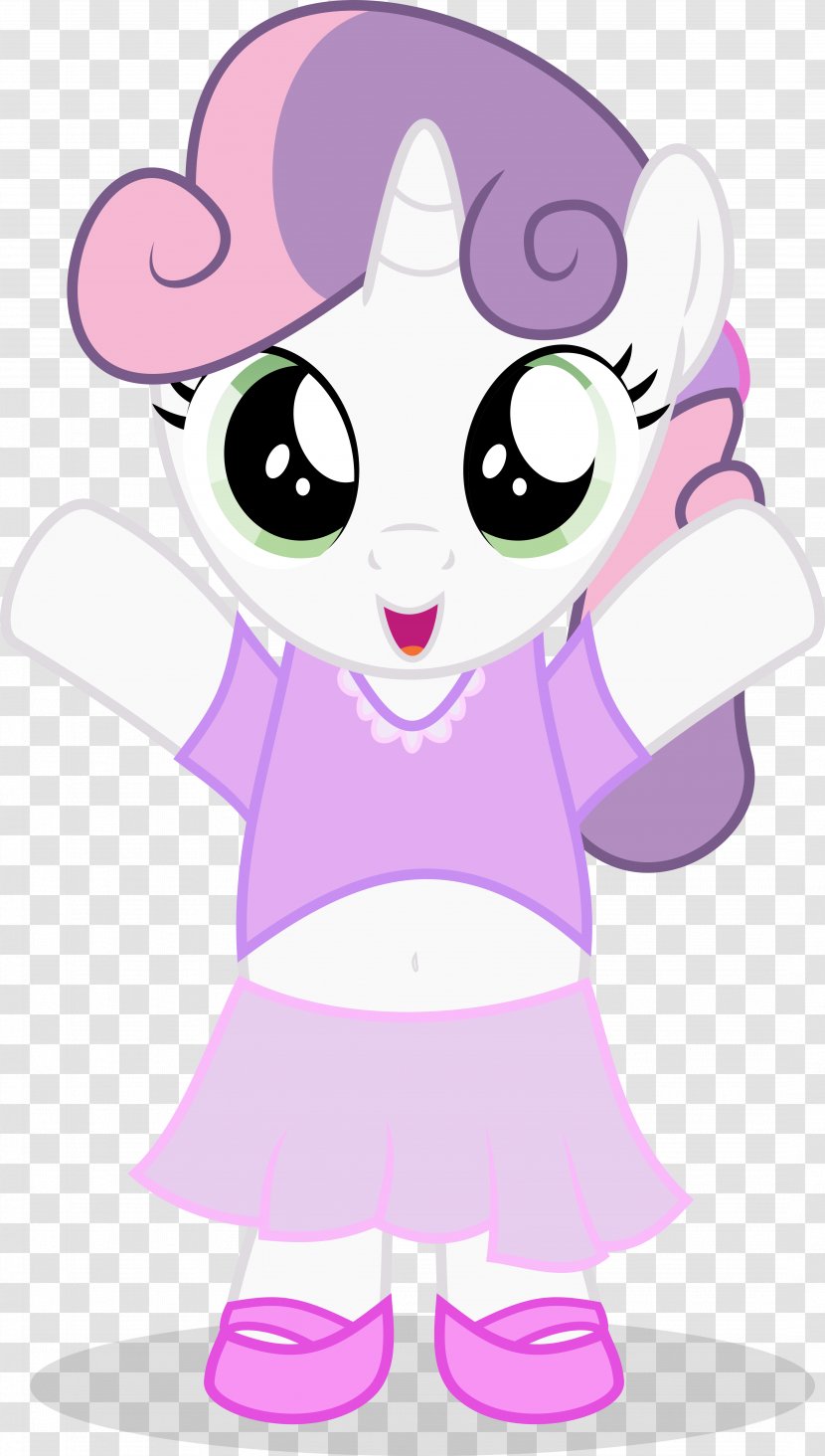 Sweetie Belle Rarity Pony Hug Art - Watercolor Transparent PNG