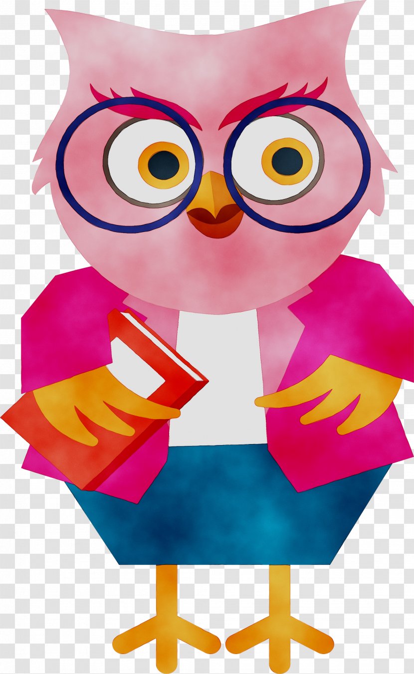 Clip Art Teacher Owl Education - Drawing Transparent PNG