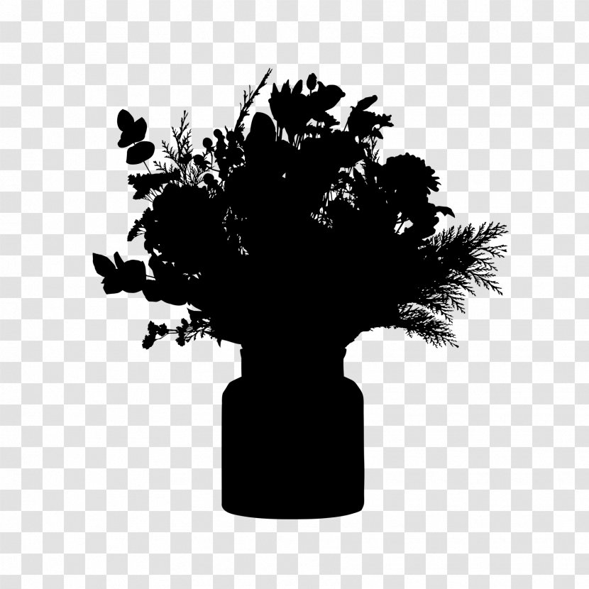 Tree Silhouette Font Black M - Logo - Plant Transparent PNG