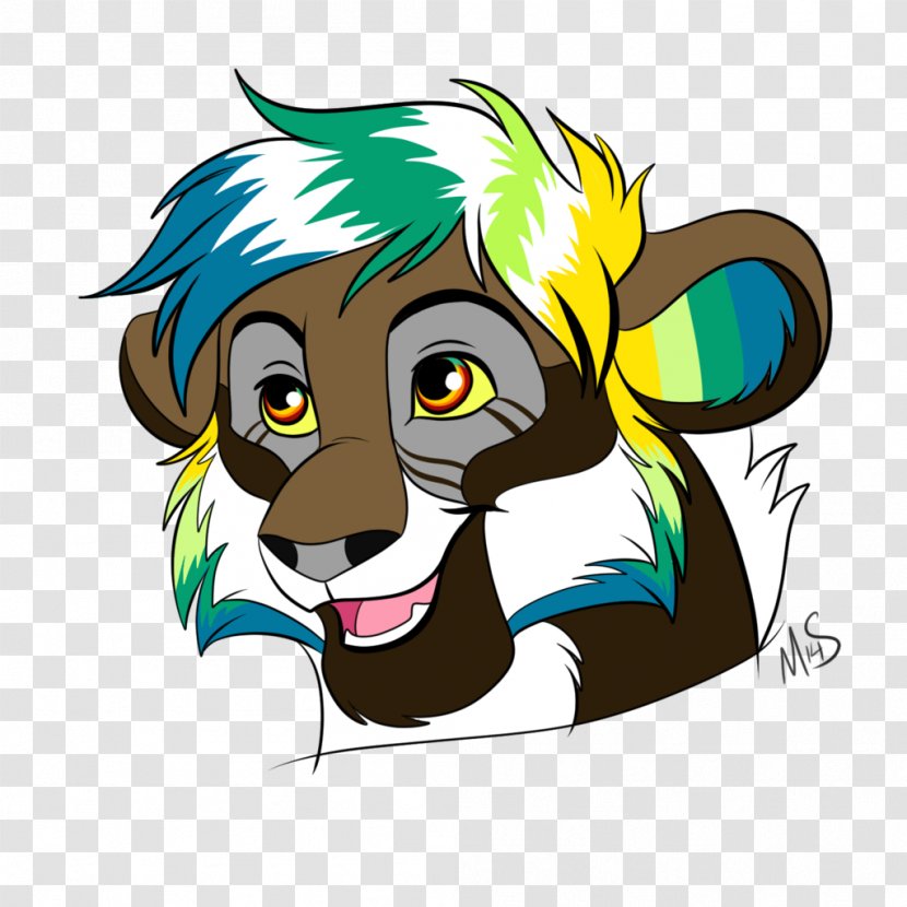 Tiger Lion Cat Felidae Whiskers - Drawing Transparent PNG