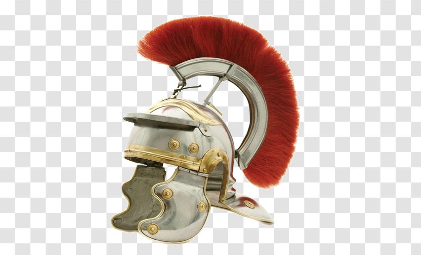 Centurion Galea Roman Military Personal Equipment Helmet Legionary - Crest Transparent PNG