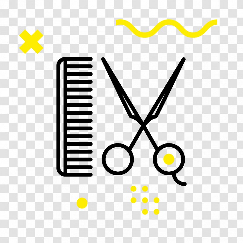 Comb Barber Beauty Parlour Hairdresser Shaving - Symbol - Cometologist Icon Transparent PNG