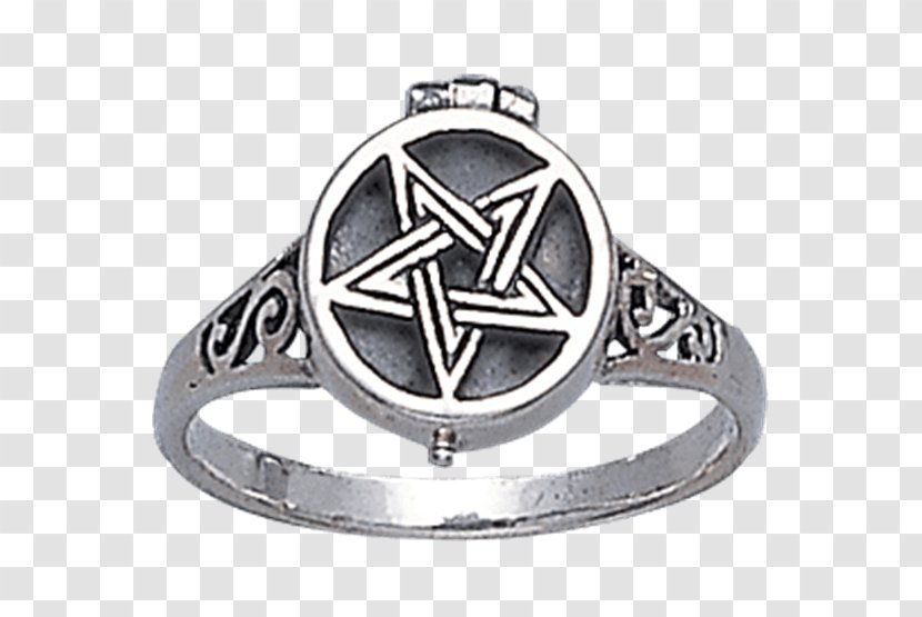 Poison Ring Jewellery Gemstone Pentacle - Emblem - Pentagramm Transparent PNG