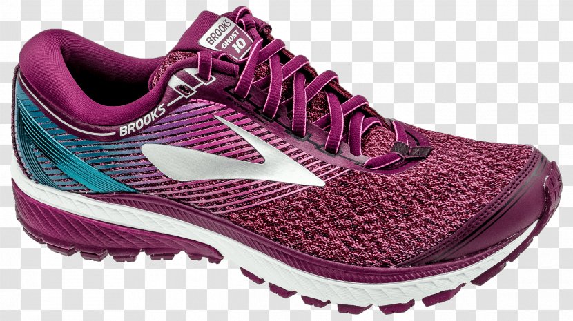 Brooks Sports Sneakers Shoe Purple Coral - Zoveel Veranderd Transparent PNG